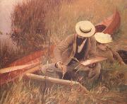 John Singer Sargent, Paul Helleu Sketching with his Wife (nn03)